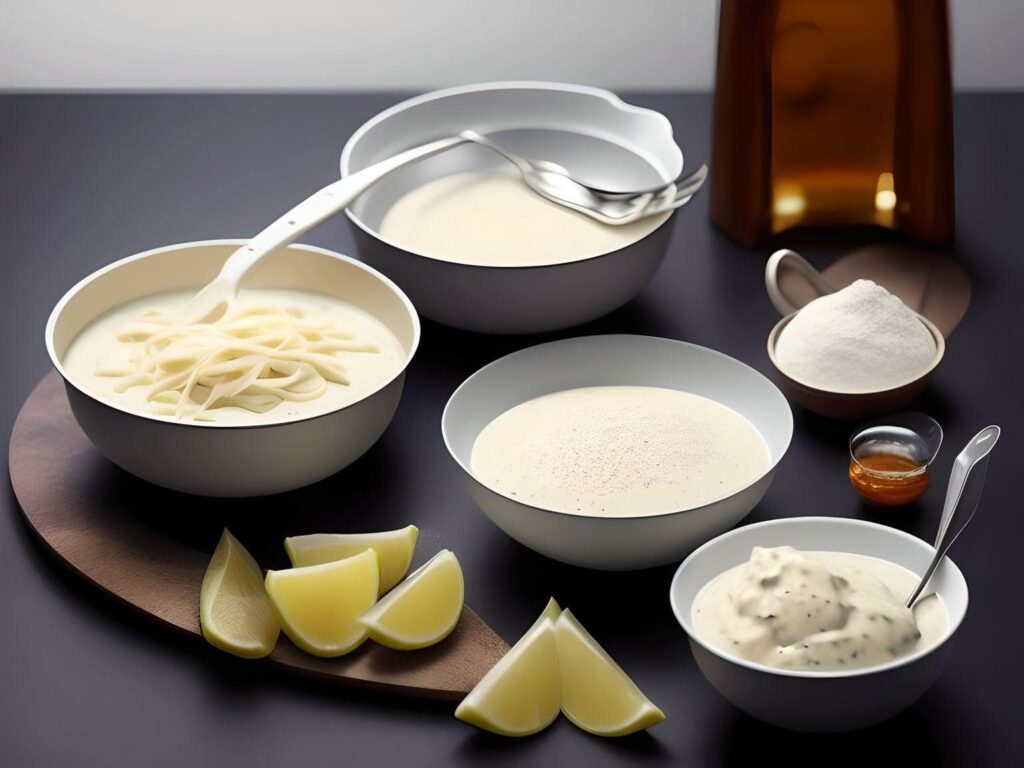 Thickness Alfredo Sauce Ingredients